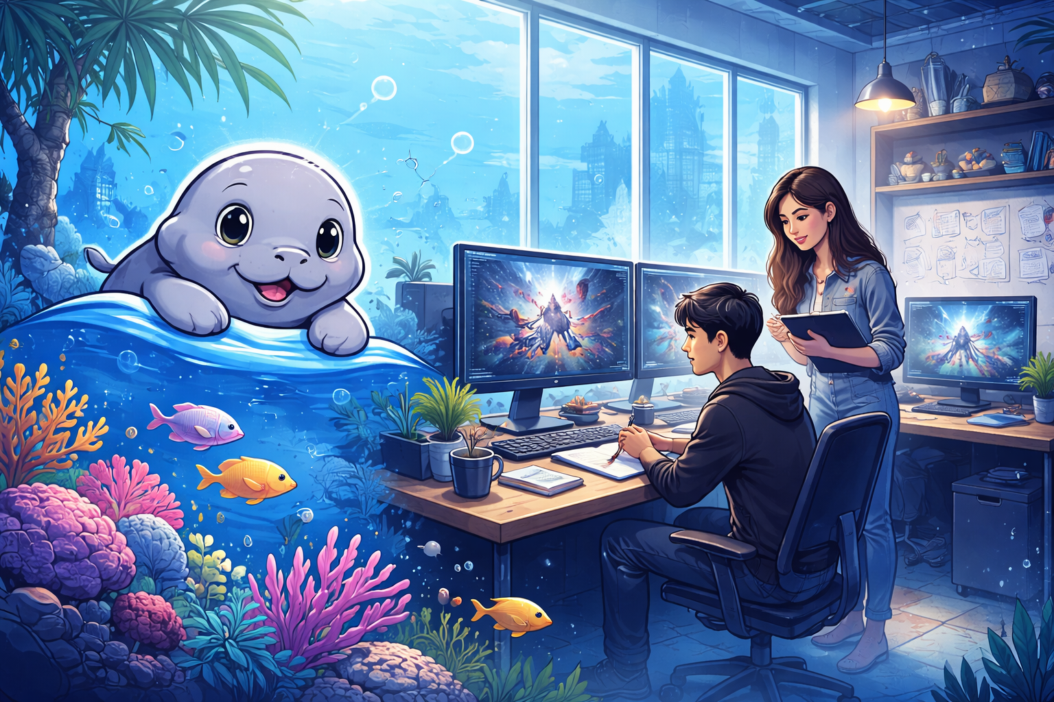 매너티 게임즈 스튜디오 소개 이미지